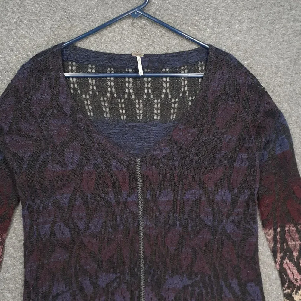 Free People Tough Love‎ Sweater Tunic Womens XS oversized Whimsigothic fairy